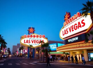 Las Vegas: A Hub of Activity Amidst the Desert Heat Las Vegas: A Center of Activity Amidst the Desert Heat