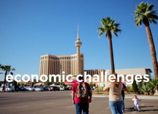 Las Vegas Community Rallies Together in the Face of Economic Challenges The Las Vegas community comes together to face economic challenges.