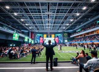 Las Vegas Prepares for Major International Sports Conference Amid Global Events Las Vegas se prepara para una gran conferencia internacional de deportes en medio de eventos globales