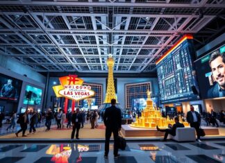 Las Vegas Prepares for Major Tech Conference Amid Global Uncertainty Las Vegas se prepara para una gran conferencia tecnológica en medio de la incertidumbre global.