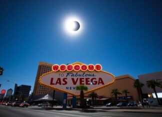 Las Vegas Prepares for Rare Celestial Event: The Solar Eclipse Las Vegas se prepara para un raro evento celestial: el eclipse solar