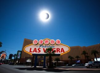 Las Vegas Prepares for Rare Celestial Event: The Solar Eclipse Las Vegas se prepara para un raro evento celestial: el eclipse solar