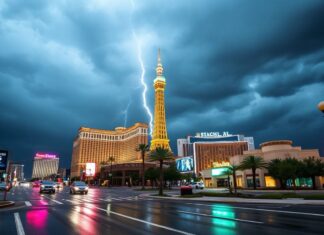 Las Vegas Prepares for Unprecedented Weather Event as Storm System Approaches Las Vegas is getting ready for an unparalleled weather event as a storm system draws near.