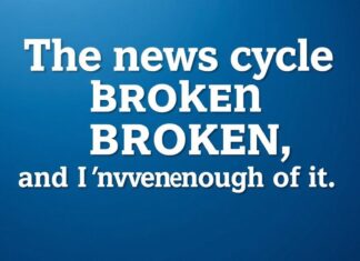 The News Cycle Is Broken, And I’m Over It The news cycle is broken, and I've had enough of it.